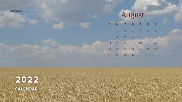 Download Free August 2022 Calendar Wallpaper HD.