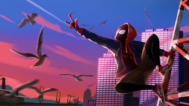 Download Free Into The Spider Verse Wallpaper HD.
