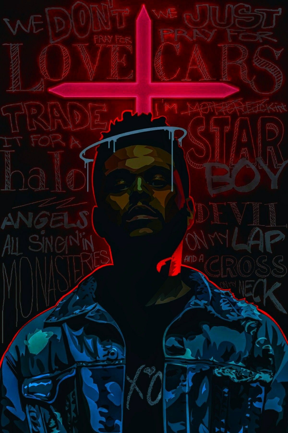 Starboy Wallpaper I made Comment your thoughts  rTheWeeknd