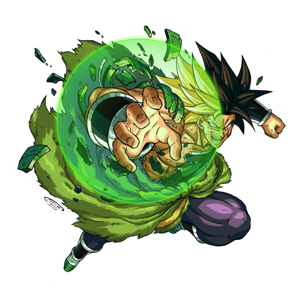 Dragon Ball Super Broly HD Wallpaper Free download.