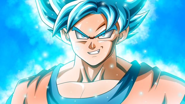 Dragon Ball Super Goku SSJ Blue Wallpaper HD.