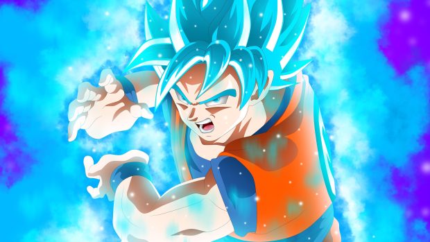 Dragon Ball Wallpaper 4K Super Saiyan Blue.