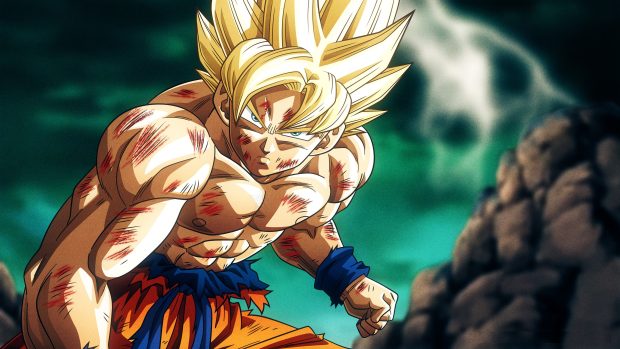 Dragon Ball Z Wallpaper 4K Goku Super Saiyan.