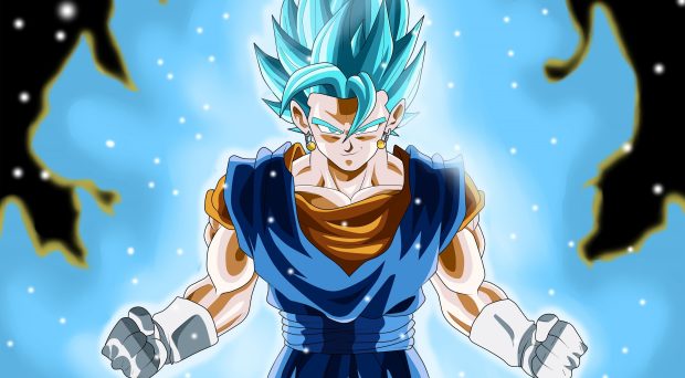 Dragon Ball Z Wallpaper 4K Super Saiyan Blue.