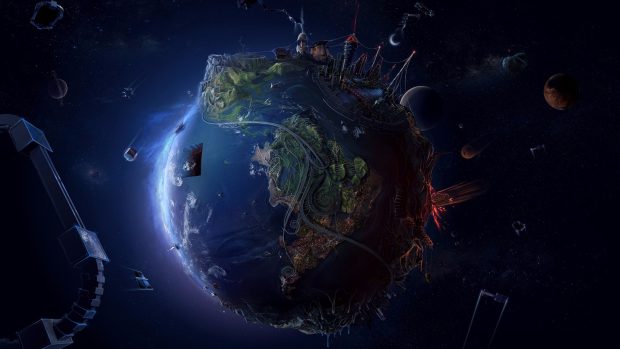 Earth Wallpaper Computer.
