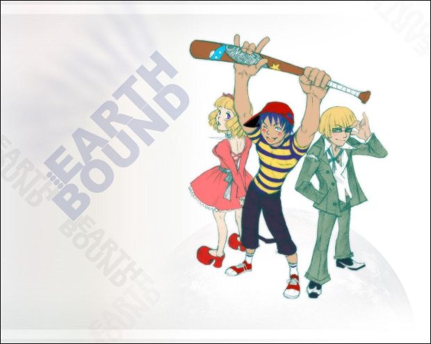 Earthbound Wallpaper Computer.