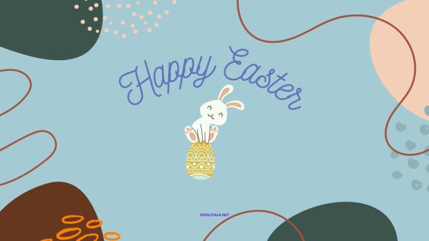 Easter Wallpaper Aesthetic Bunny.