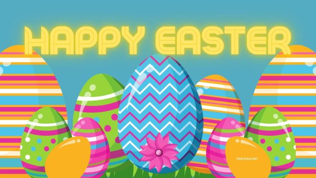 Easter Wallpaper Color Eggs Images.
