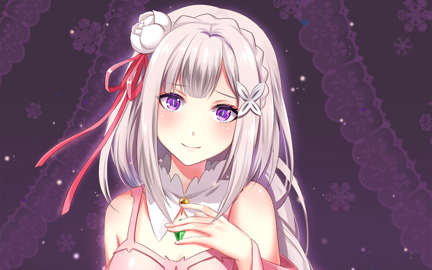 Emilia Re Zero Wallpaper HD.