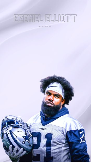 Ezekiel Elliott Background for Mobile.