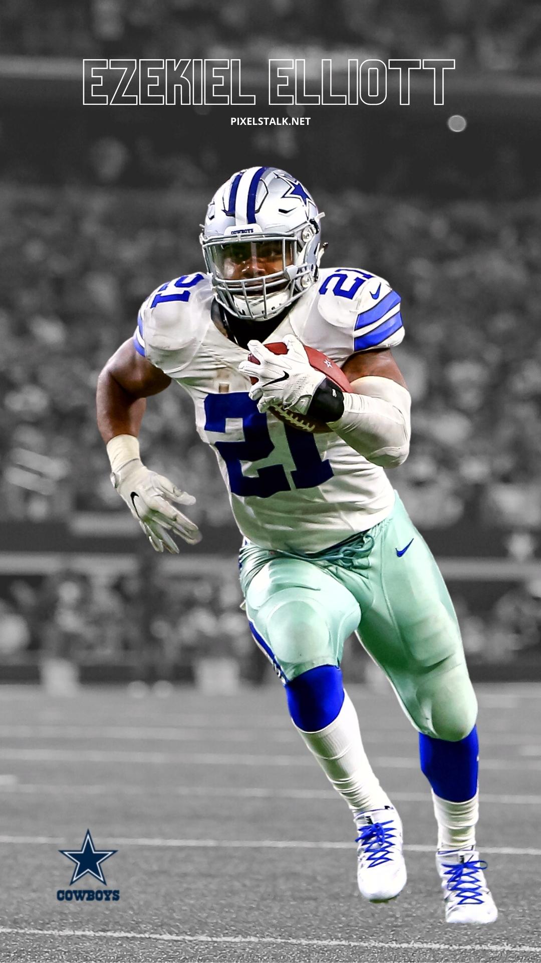 Ezekiel Elliot  Dallas cowboys decor Dallas cowboys wallpaper Dallas  cowboys pictures