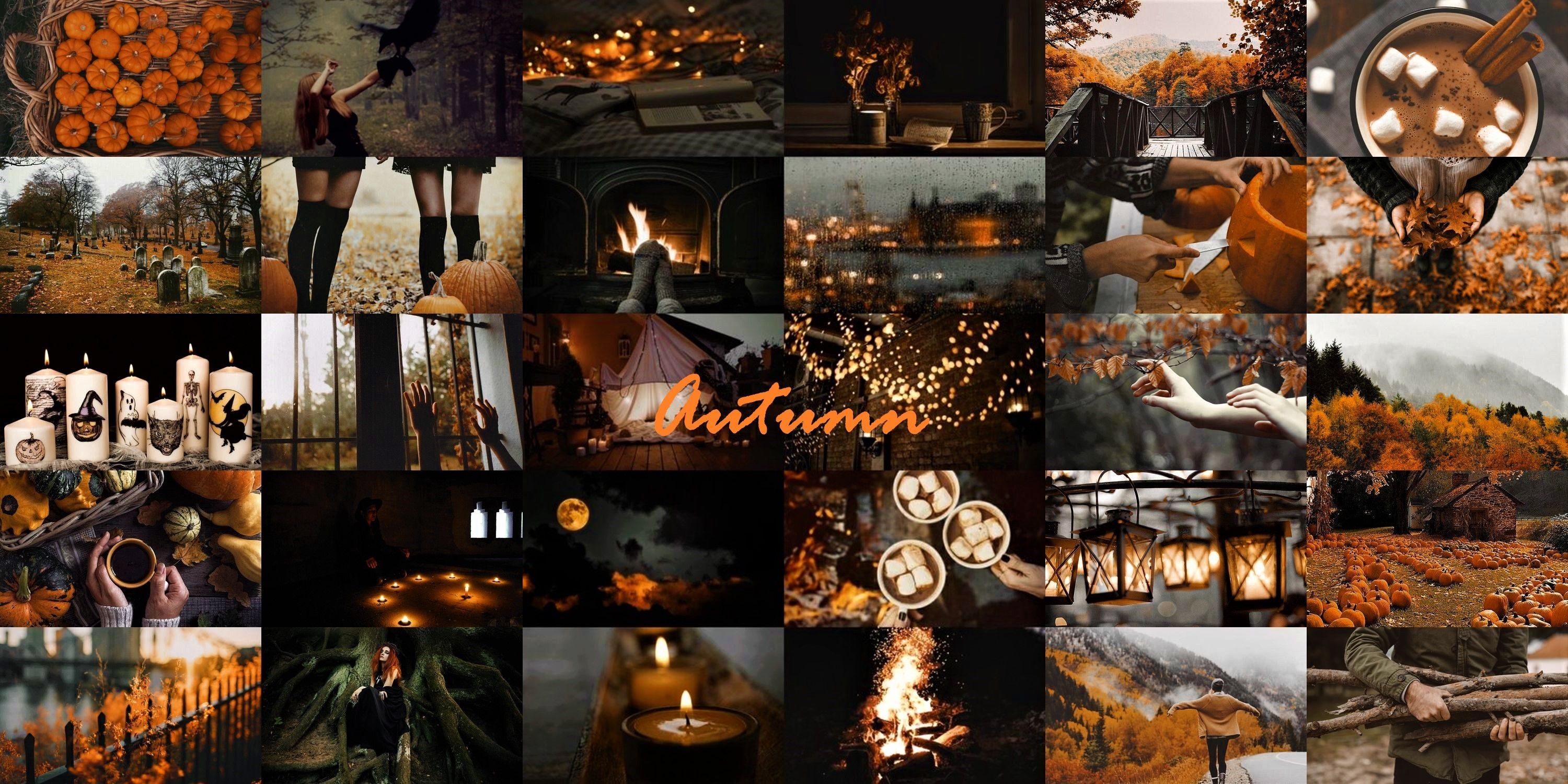 Autumn Collage Desktop Wallpapers  Wallpaper Cave