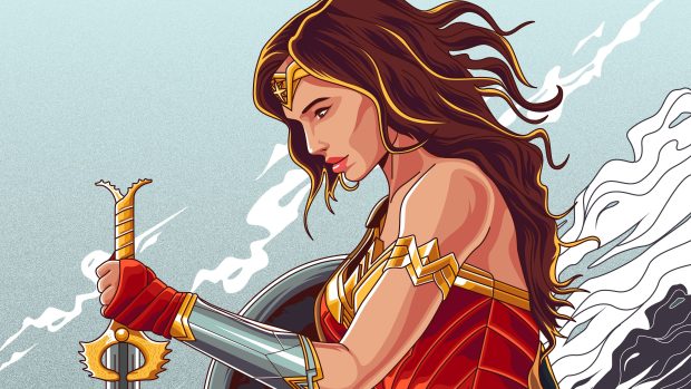 Fanart Wonder Woman Wallpaper HD.
