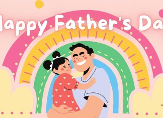 Fathers Day Pink Wallpaper.