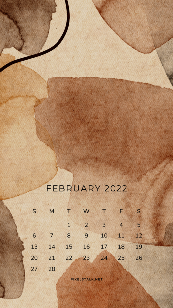 February 2022 iPhone background.