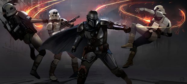 Fight Mandalorian Wallpaper HD.