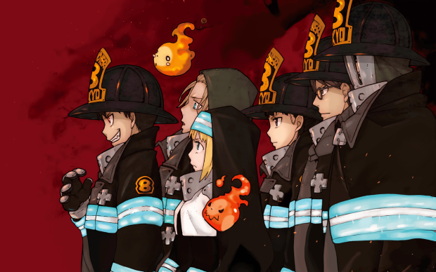 Fire Force HD Wallpaper Free download.