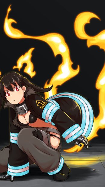 Fire Force Tamaki Wallpaper HD.