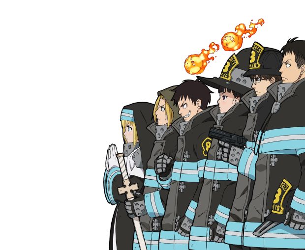 Fire Force Wide Screen Wallpaper.