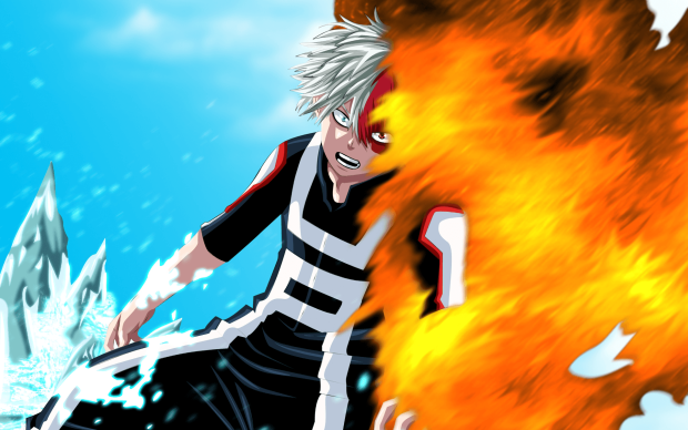 Fire Todoroki Wallpaper HD.