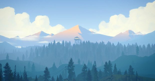 Firewatch Background HD Free download.