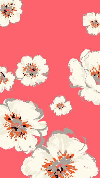 Flower Girly Iphone Cute Wallpaper.