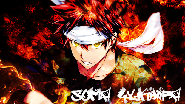 Food Wars Desktop Wallpaper.