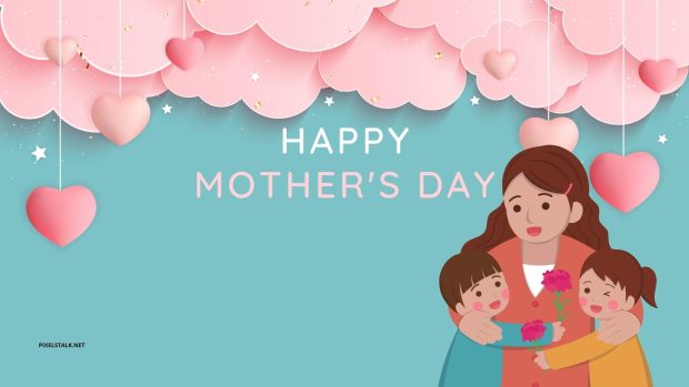 Free Download Mothers Day Computer Wallpaper.