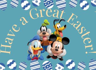 Free Mickey Mouse Easter Wallpaper.