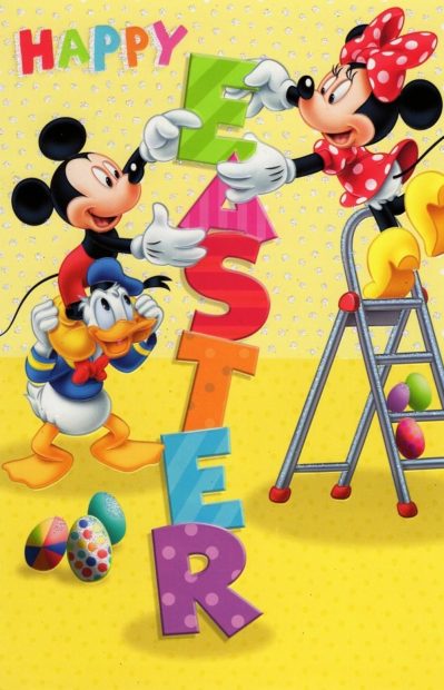 Free Mickey Mouse Easter Wallpaper Happy Easter.