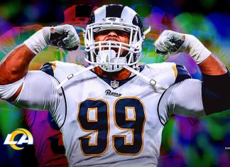 Free download Aaron Donald Wallpaper HD.