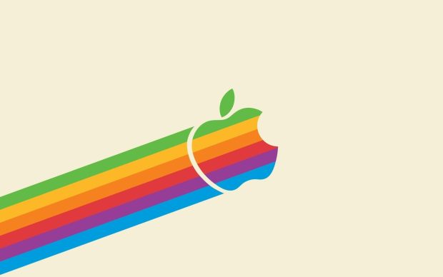 Free download Aesthetic Retro Wallpaper HD Apple Logo.