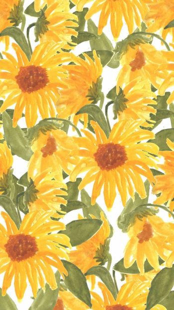 Free download Aesthetic Sunflower Image.