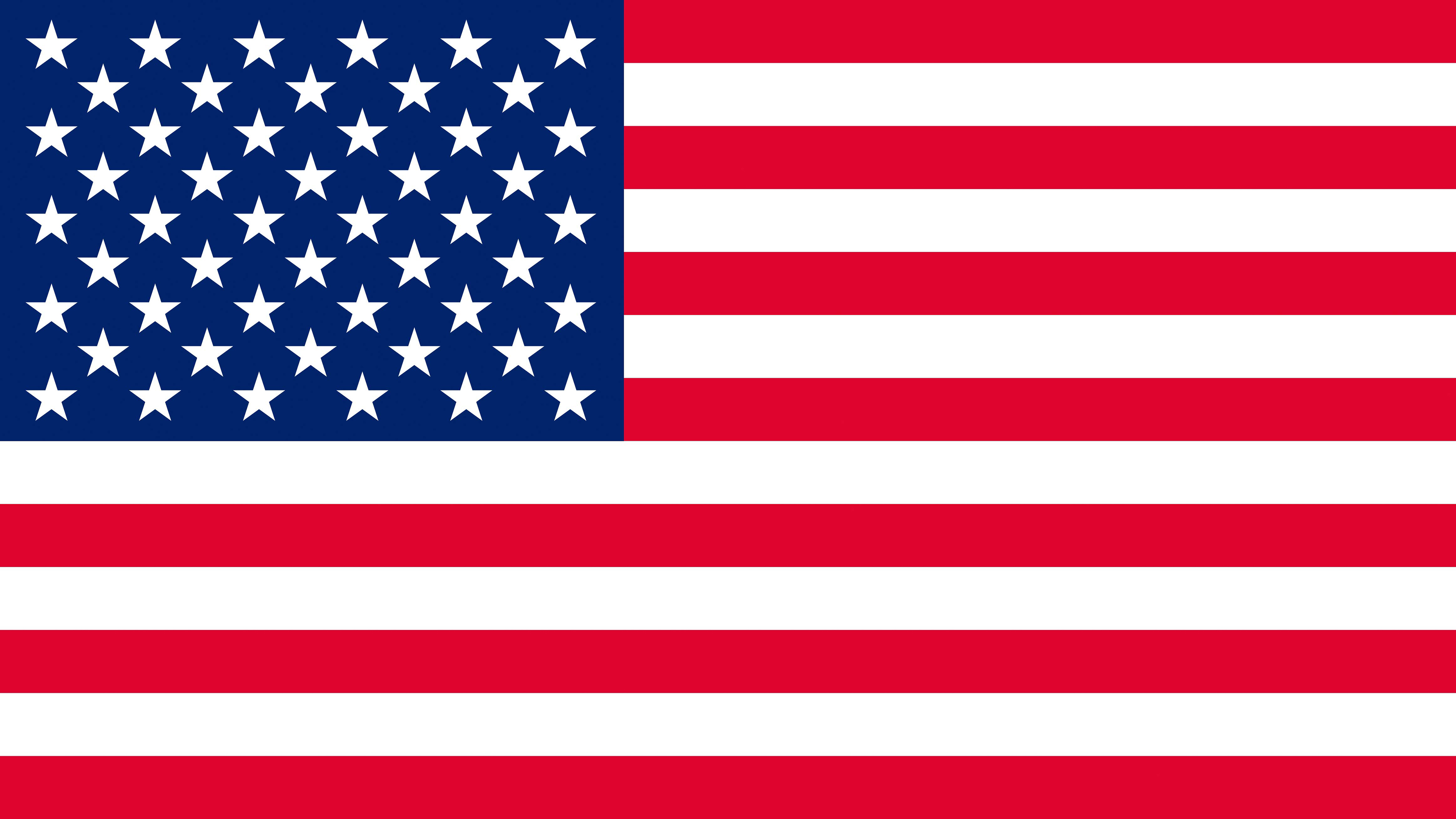 Flag of USA Wallpaper 4K Blue Sky American flag World 9435