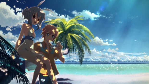 Free download Anime Beach Image.