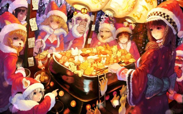 Free download Anime Christmas Wallpaper.