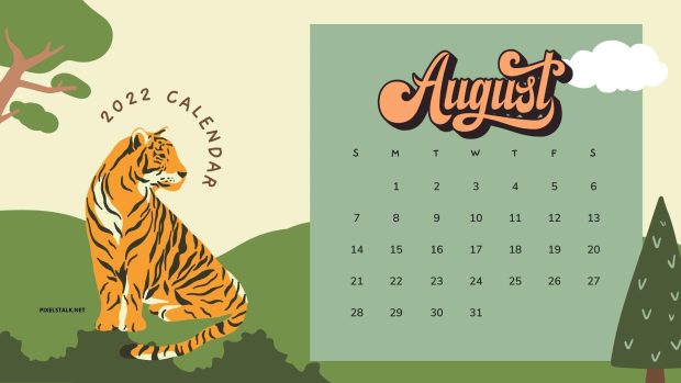Free download August 2022 Calendar Picture.