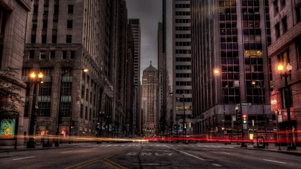 Free download City Street Background HD.