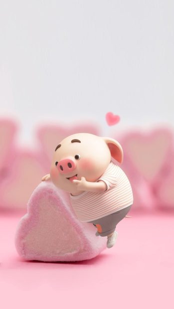 Free download Cute Pig Backgrounds HD.