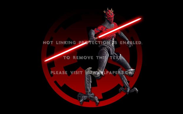 Free download Darth Maul Wallpaper.