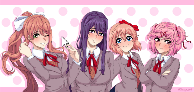 Free download Doki Doki Literature Club Picture.