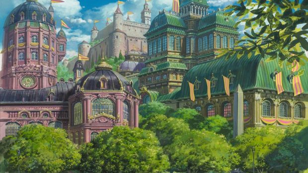 Free download Howls Moving Castle Wallpaper.