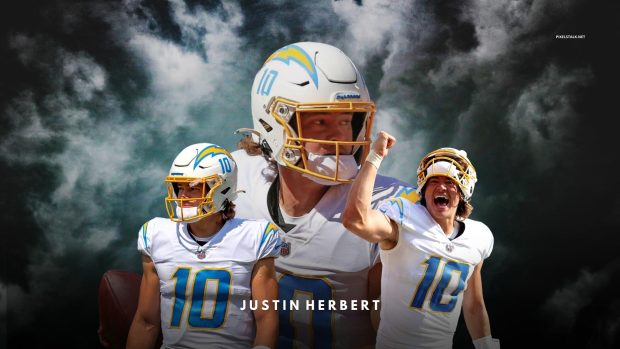 Free download Justin Herbert Wallpaper HD.