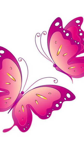 Free download Pink Butterfly Wallpaper HD.