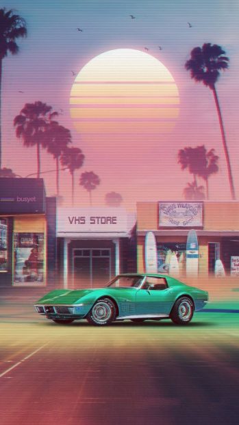Free download Retro Vintage Aesthetic Wallpaper.