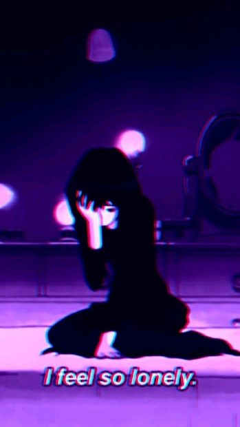 Free download Sad Aesthetic Wallpaper HD Sad Anime Girl.