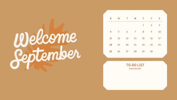 Free download September 2022 Calendar Wallpaper HD.