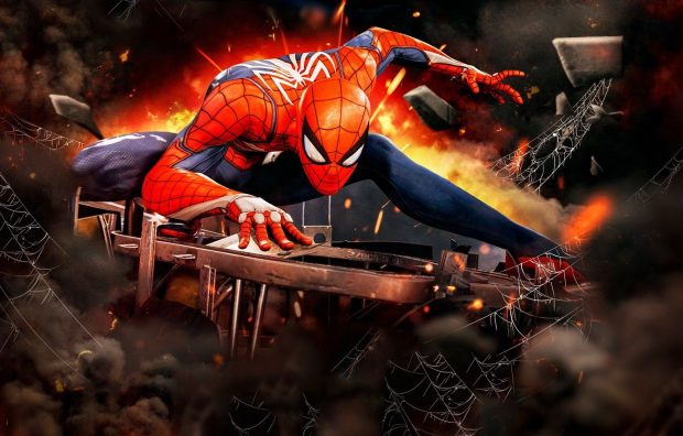 Free download Spiderman PS4 Wallpaper.