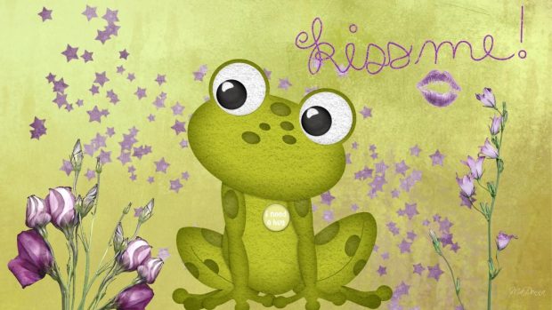 Frog Wide Screen Wallpaper.