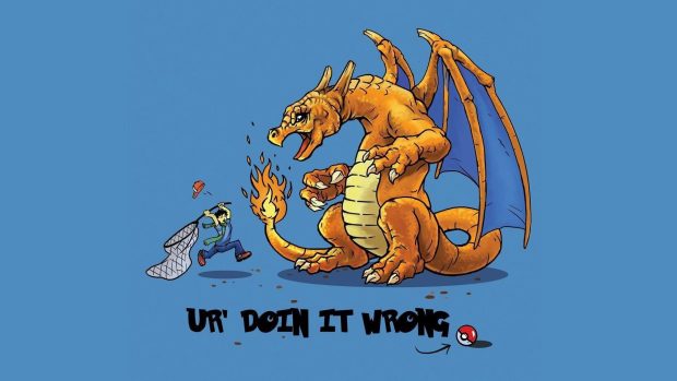 Funny Charizard Wallpaper HD.